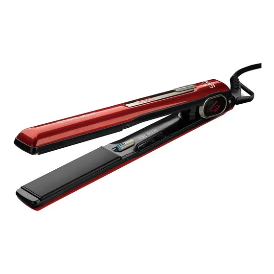 Planchita de pelo GA.MA Italy Starlight Digital IHT Tourmaline roja y negra 220V