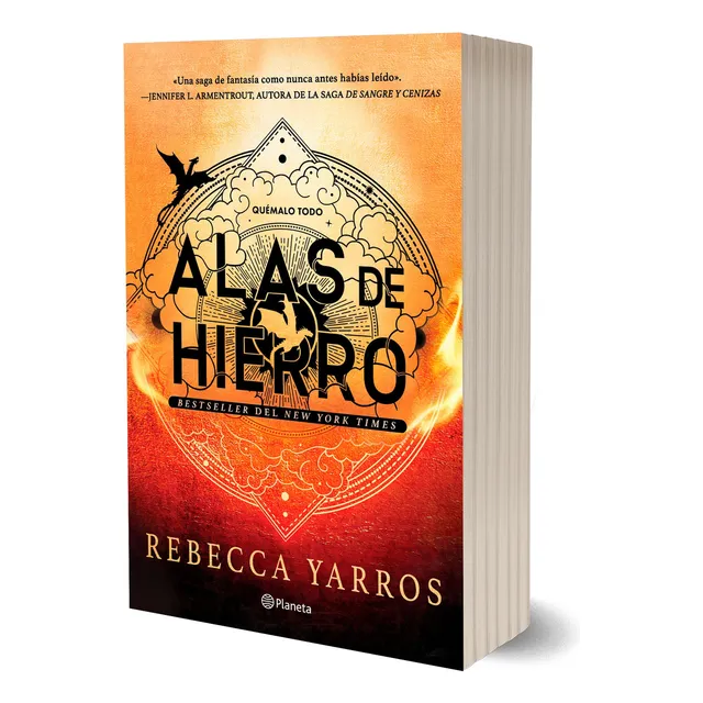 Alas De Hierro de Rebecca Yarros Editorial Planeta Tapa Blanda En Español 2024