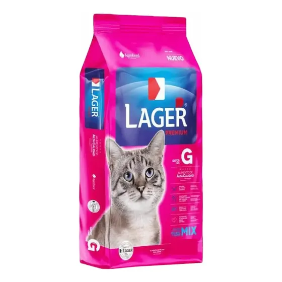 Alimento Lager Gatos Premium para gato adulto sabor mix de 10 kg | Cuotas sin interés