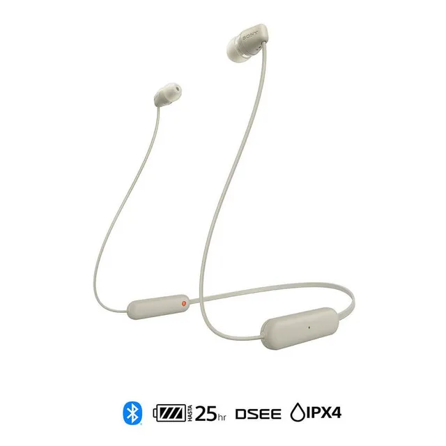 Audífonos Sony Inalámbricos In-ear Wi-c100 Color Gris