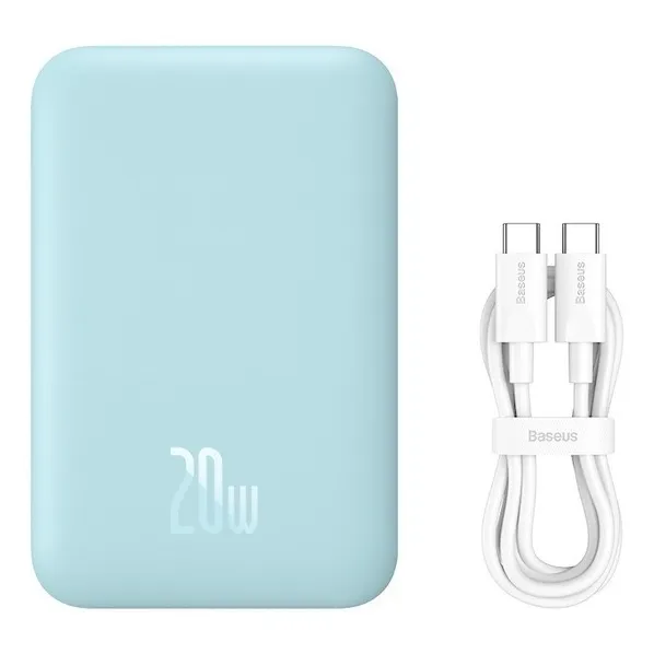 Carregador Portátil Indução Magsafe 6000mAh 20w Turbo Baseus iPhone