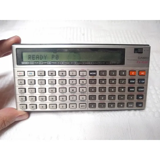 Calculadora Científica Casio Fx-702p Vintage Japonés