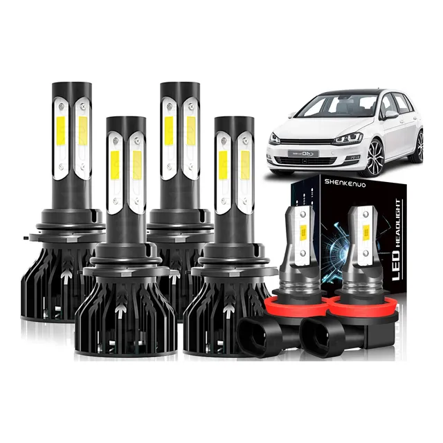 20000lm-, Kit De Faros Led H7 Para Vw Jetta Mk6 (2008-2019)