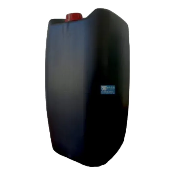 Bidon Plastico 60lts Negro Con Tapa