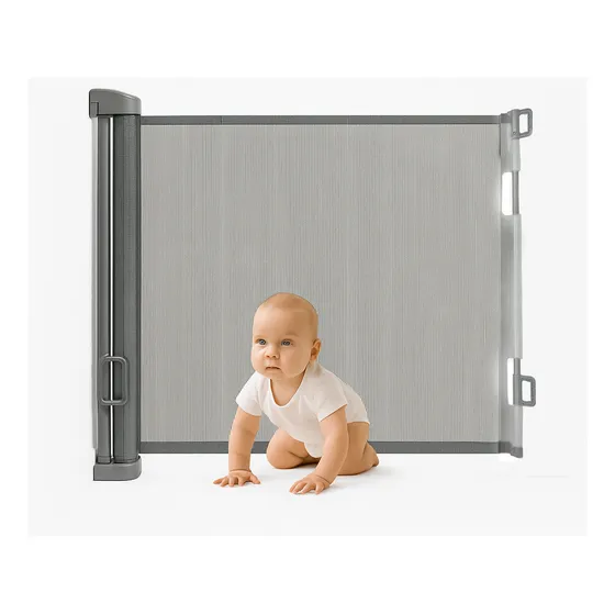 Puerta De Seguridad Retráctil Bebes Niños Escalera Dakota Plegable Enrollable