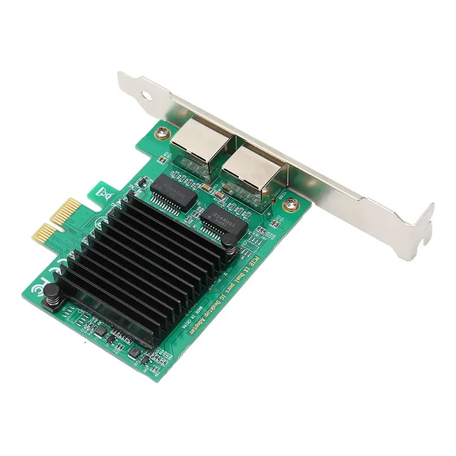 Tarjeta De Red De Servidor De Doble Puerto Rj45 Gigabit Ethe