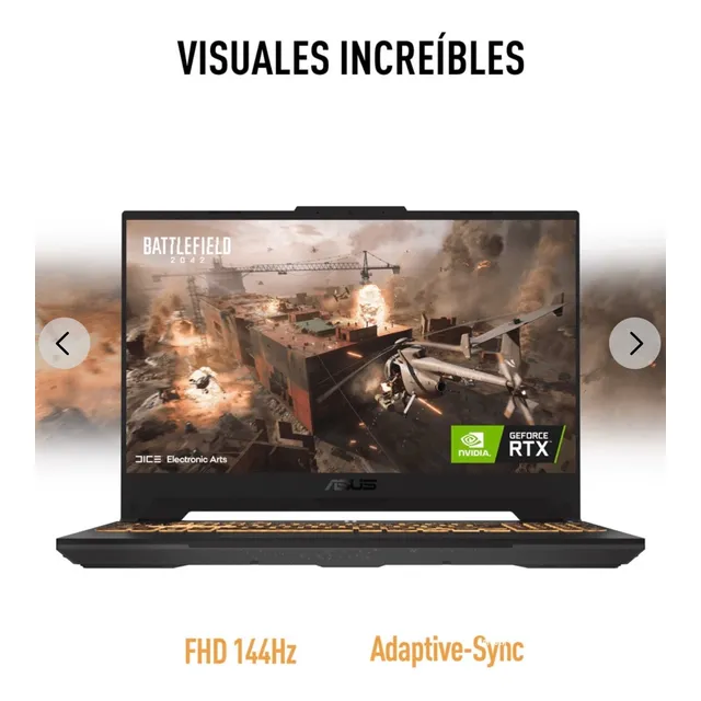 Asus Tuf Gaming F15 Fx507zc4 8gb 512gb Rtx 3050 Gris