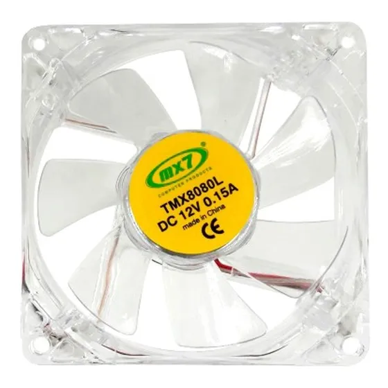 Cooler Fan Ventilador Led 80x80 12v Molex Gabinete Fuente