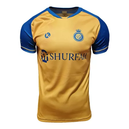 Camiseta Futbol Kapho Al Nassr Amarilla Cr7 Ronaldo Adultos