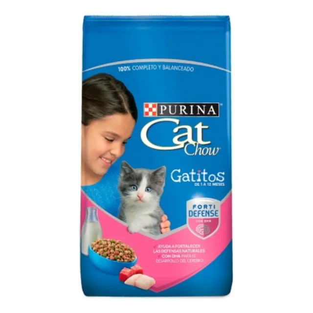 Alimento Purina Cat Chow Pescado Carne Leche 8k Gato Gatitos