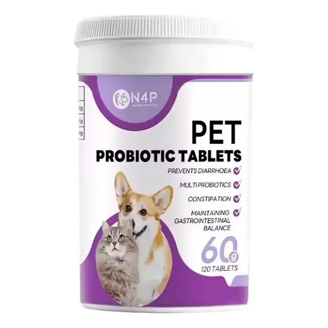 N4p Pet Probiotic 120tab Probióticos En Tabletas Para Perros
