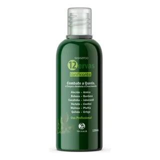 Shampoo 12 Ervas Tonificante 120ml Trihair Combate A Queda Shampoo 12 Ervas Tonificante 120ml Trihair Combate A Queda