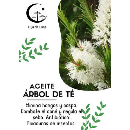 Aceite De Árbol De Té Puro Y Natural 50ml