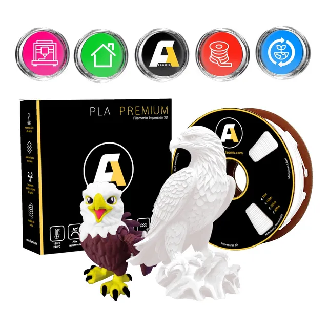 Filamento 3d 1kg Impresión Pla Mate Premium Faomic Color