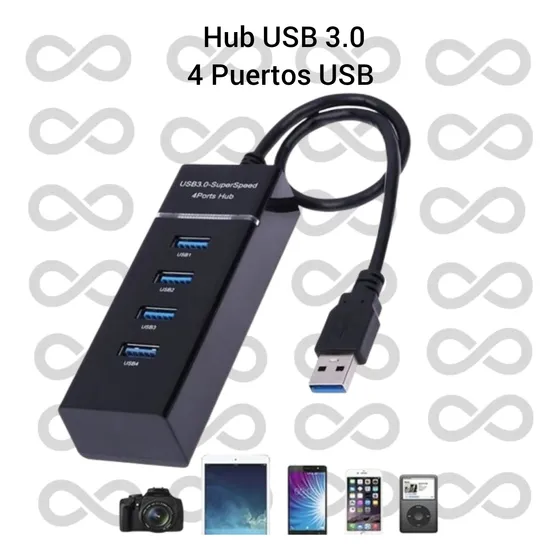 Regleta Hub Usb 3.0 4 Puertos / Regletas Extensión Usb