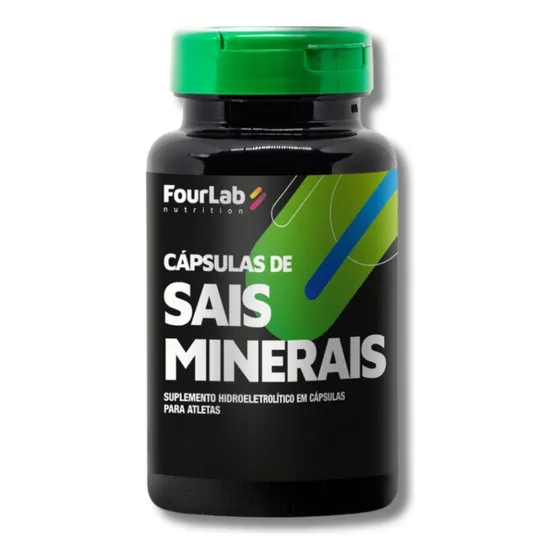 Cápsulas De Sais Minerais 30 Caps Fourlab Nutrition Sem Sabor