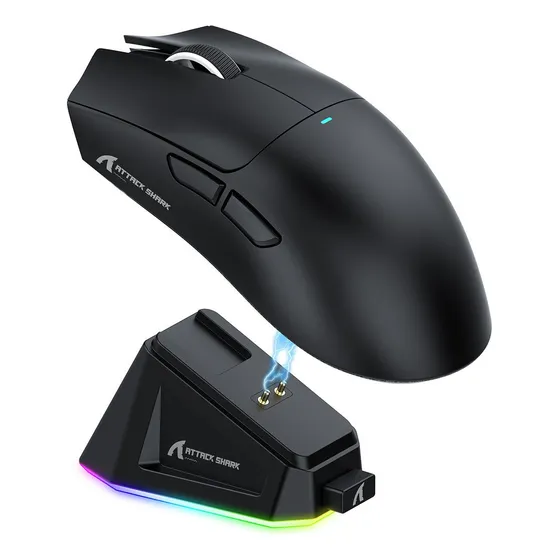 Mouse Para Juegos Attack Shark X11, Sensor Paw3311, Carga Rg