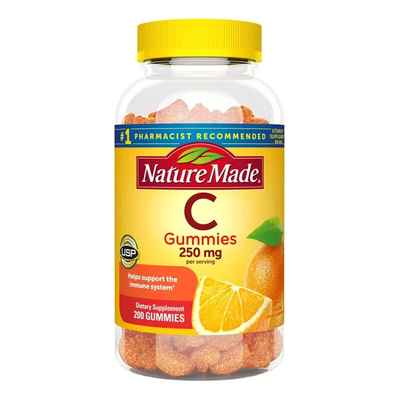 250 Mg 200 Gomitas De Vitamina C Nature Made