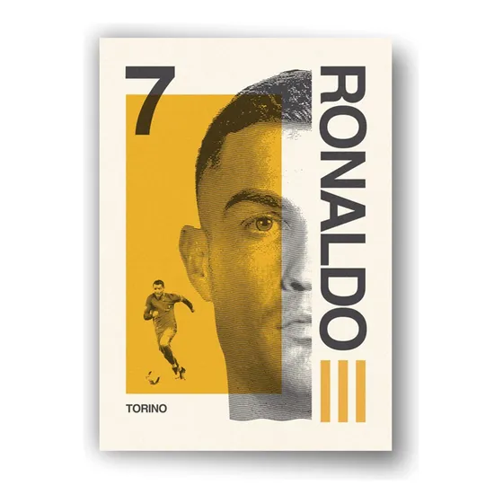 Cuadro Decorativo Cristiano Ronaldo
