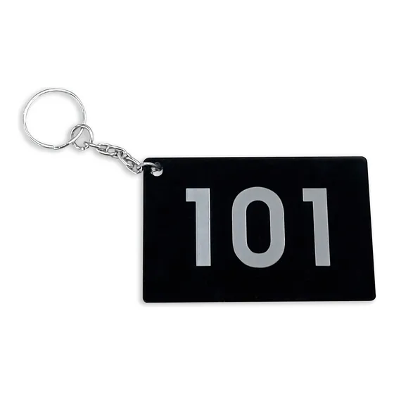 6 Chaveiros Numerado Personalizado Em Acrílico 5mm