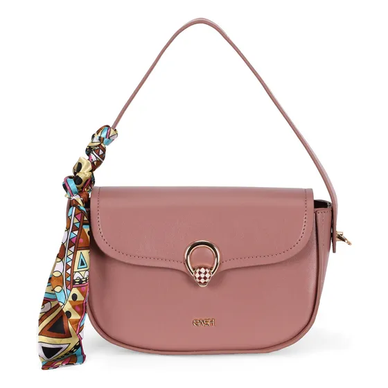 Bolsa Feminina Transversal Tiracolo Gash Com Lenço De Cetim