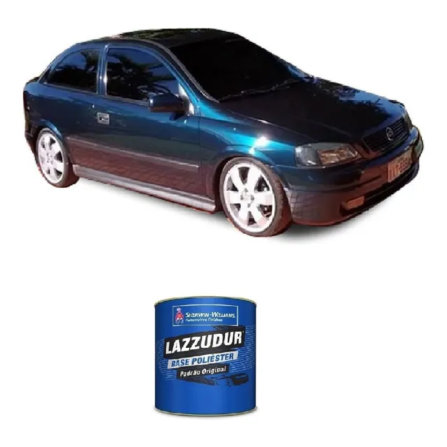 Tinta Automotiva Poliester Azul Darcena Perol Gm 900ml