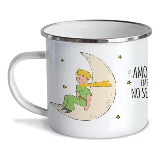 Taza Pocillo El Principito 5 De Peltre (10oz=300ml)