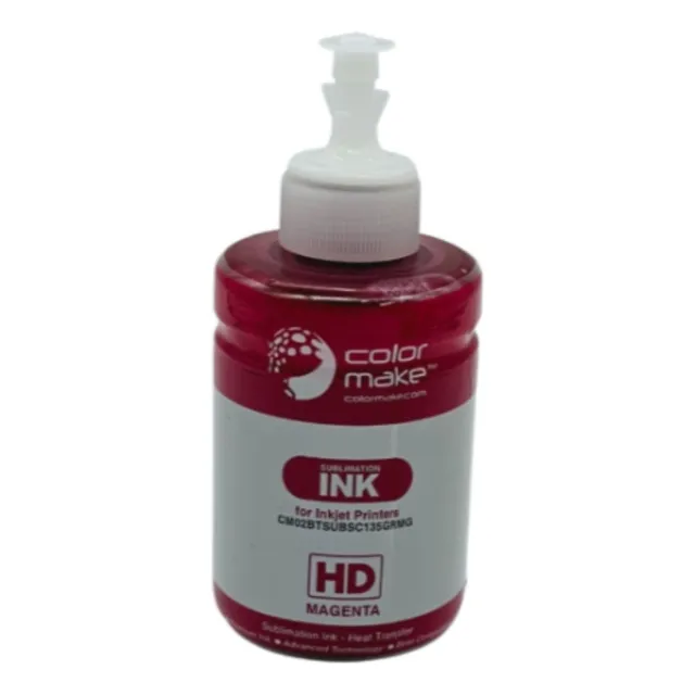 Tinta Para Sublimar Colormake Sublimación 135 Ml Tinta Magenta