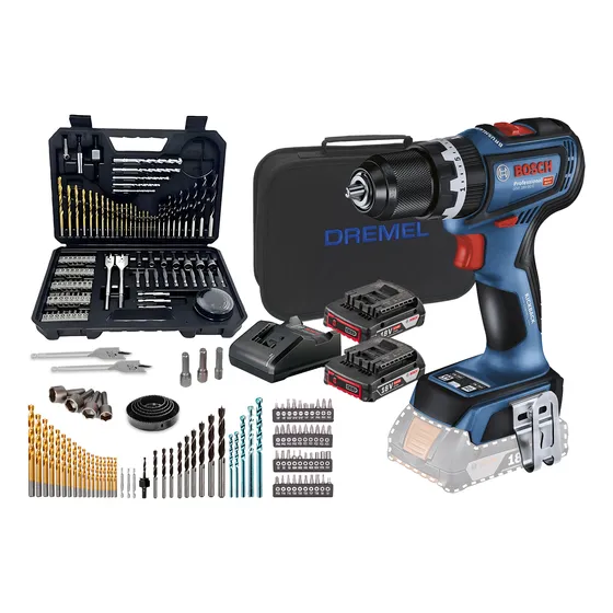 Parafusadeira Furadeira Impacto 2 Bat Gsb18v-90 Bivolt Bosch