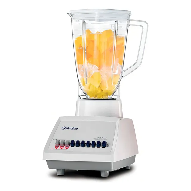 Licuadora Oster Blst4108 Jarra Plástico 1.25l 10 Vel 800w Color Blanco
