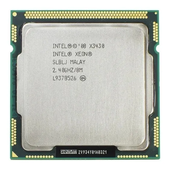 Processador Intel Xeon X3430 Cache 8m 2.40 Ghz Lga 1156 Quad
