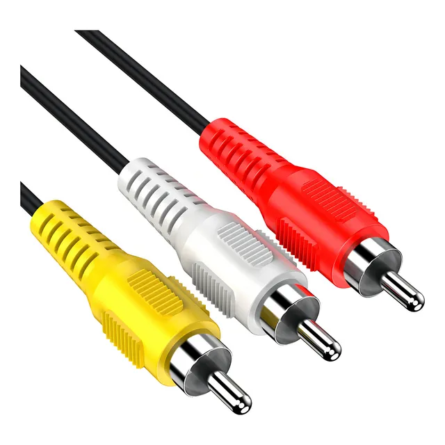Cable Rca Rca Audio Video Macho Macho 1.5 Metros 3x3