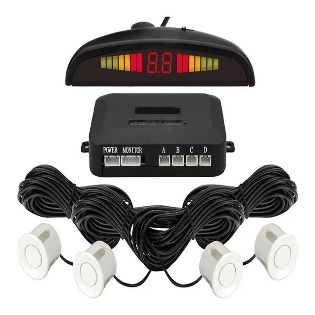 Sensor De Retroceso Reversa Parqueo Auto Parking 4 Puntos