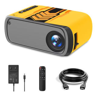 Proyector Portátil Ohdil Mini 170ml 1080p Wifi Amarillo Negr Proyector Portátil Ohdil Mini 170ml 1080p Wifi Amarillo Negr