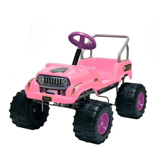 Karting A Pedal Jeep 4x4 Infantil Carrocería Pvc Súper (643)
