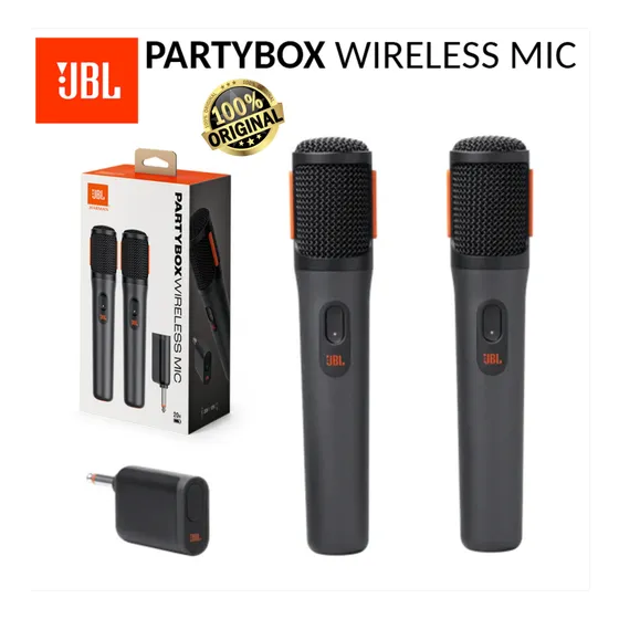 Microfonos Inalámbricos Jbl Bateria Recargable Partybox 20h