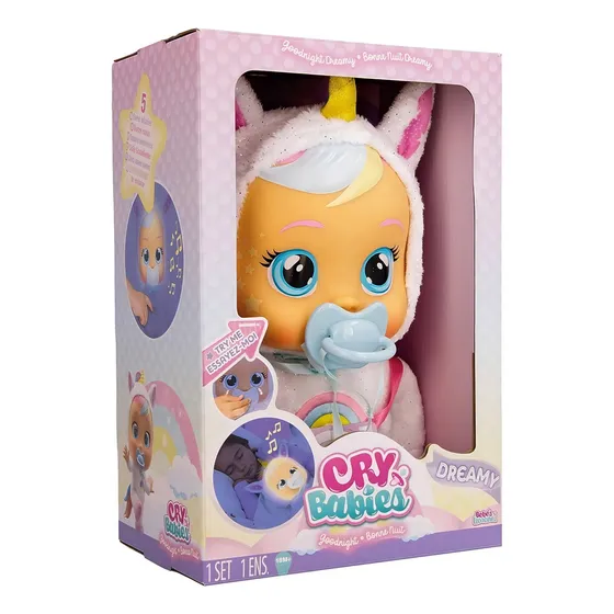 Dreamy Bebes Muñeca Llorones Cry Babies Luces Y Sonidos Good Night