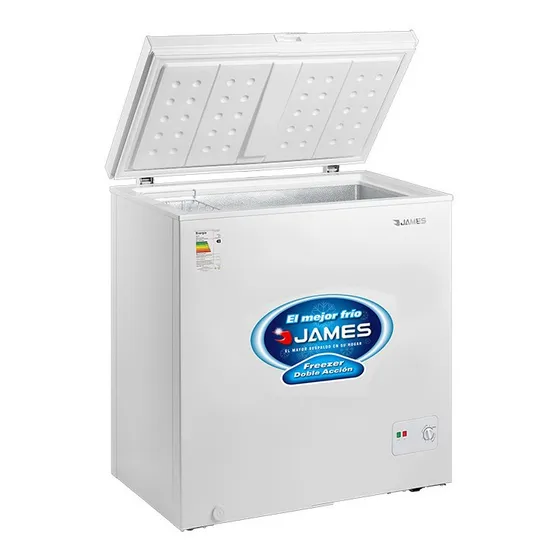 Freezer Horizontal James Fhj 210 Kt Doble Acción 198 Litros