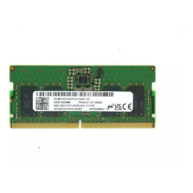 Memoria Ram Micron 8gb Ddr5 5600mhz Portatil Aio Nueva