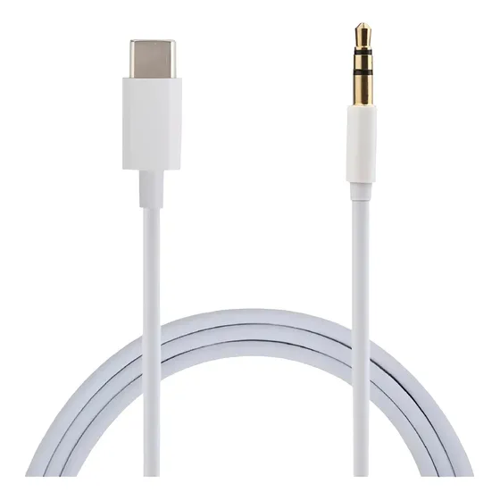 Cable Adaptador Tipo C A Jack 3.5mm Macho Auxiliar X 2unid