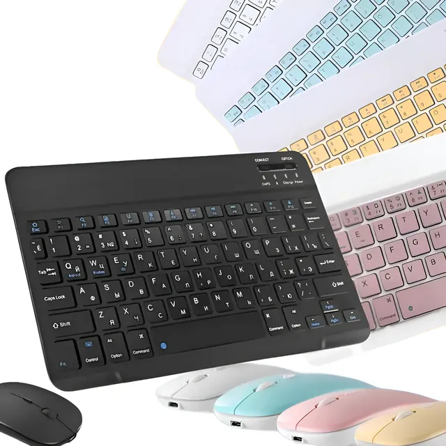 Kit de teclado e mouse Bluetooth para Tab S6 Lite