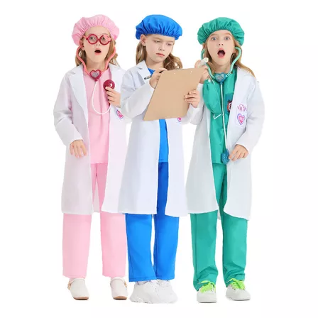 Disfraz Cosplay De Médico Enfermera Día Del Niño Traje Nuevo