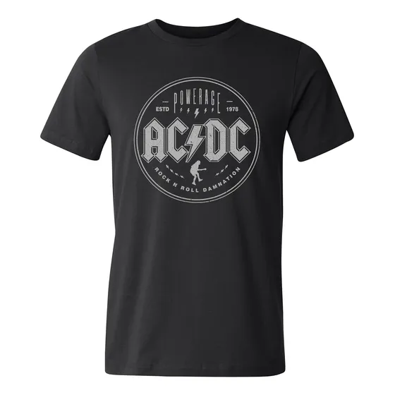 Remera Acdc Powerage Rock And Roll Damnation Bon Scott Ac/dc