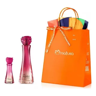 Presente Kriska Shock Feminino 100ml + Kriska Shoc Miniatura 25ml - Natura Original E Lacrado Presente Kriska Shock Feminino 100ml + Kriska Shoc Miniatura 25ml - Natura Original E Lacrado