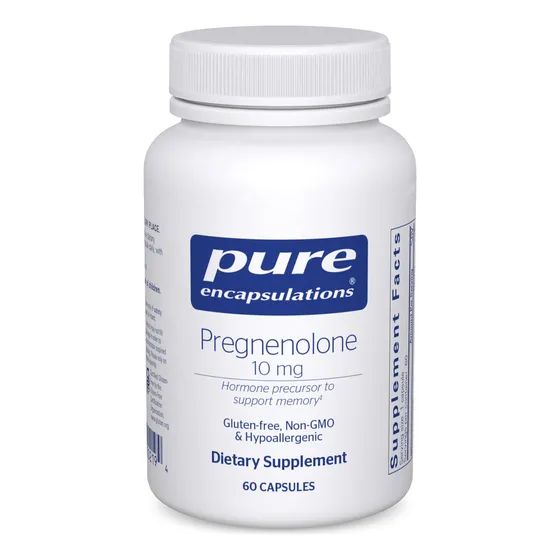 Suplemento Pure Encapsulations Pregnenolone 10 Mg 60 Cápsula