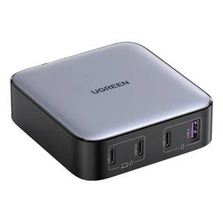 Carregador Ugreen Nexode 100w 3 Usb C Pd Para 1 Usb A Cinza Carregador Ugreen Nexode 100w 3 Usb C Pd Para 1 Usb A Cinza
