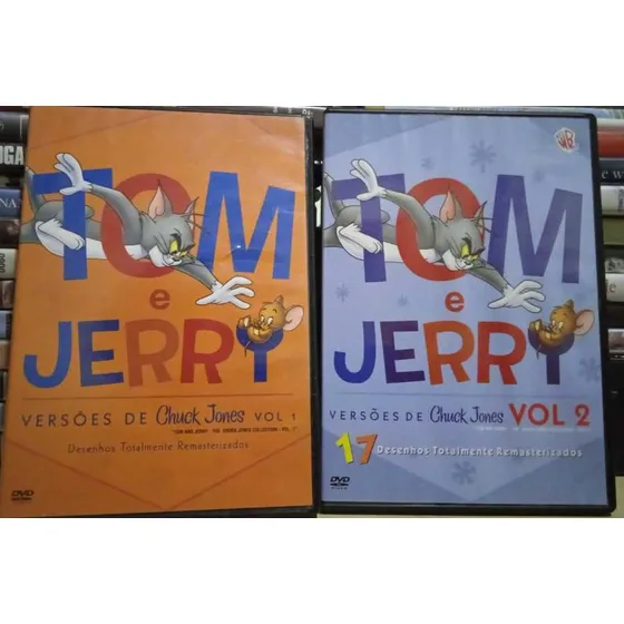 Tom E Jerry Versoes De Chuck Jones Vol 1 E 2 Dvd Lacrado
