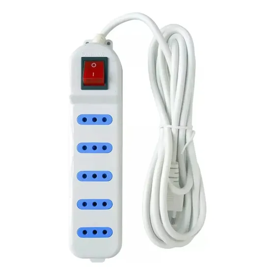 Alargador Certificado 5 Posiciones 3 Metros Zapatilla Mohits Multiple Con Switch 2500W 10A | Cuotas sin interés