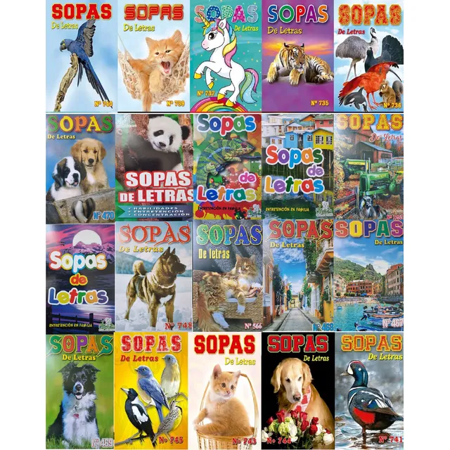 Sopas De Letras Revista Ingenio Intelecto - Pack 20