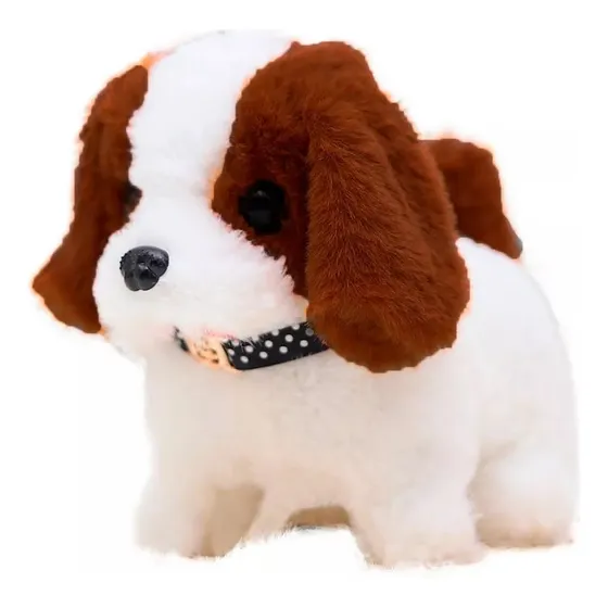 Perro Juguete De Peluche Interactivo Con Sonido Y Movimiento
